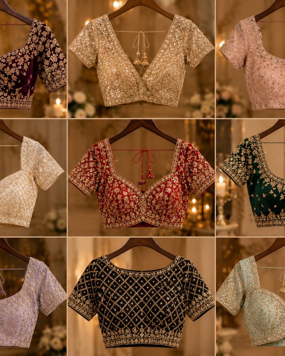 Handcrafted embroidered blouses